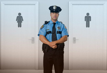 bathroom police